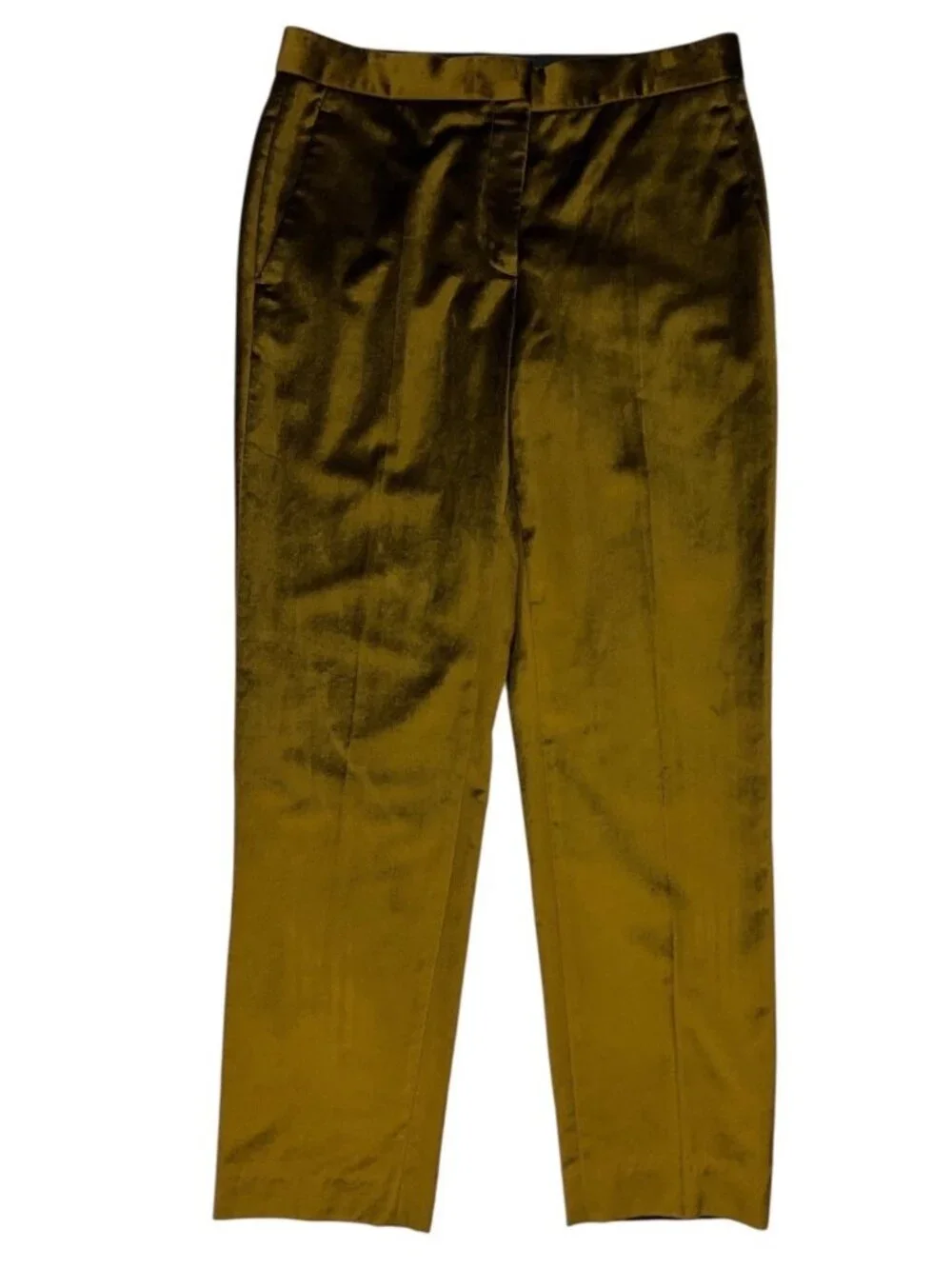 Rag & Bone Poppy Velvet Trouser Pant 2 Olive
